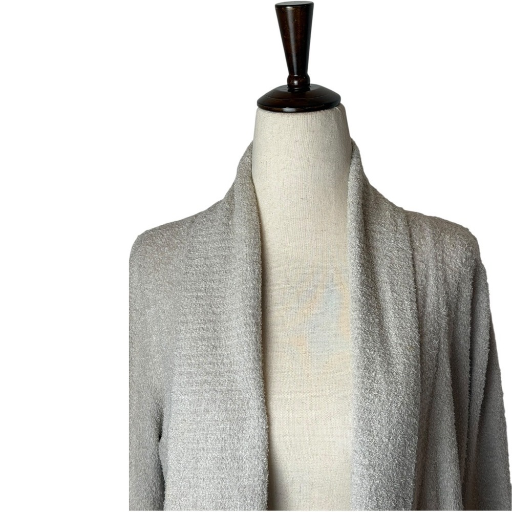 Barefoot Dreams Sweater Women Small Beige Bamboo Chic Lite Circle Cardigan Cozy - Picture 6 of 12